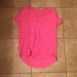 Hot pink pajama top